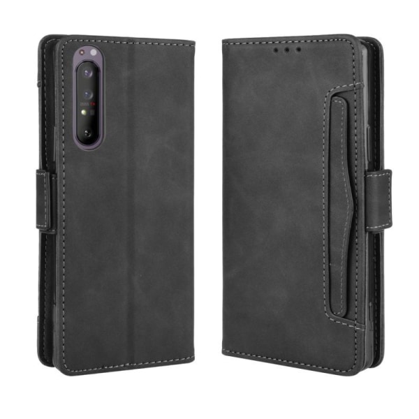 Sony Xperia 5 II lommebokveske PU-lær 6-POCKET Winston V3 Black