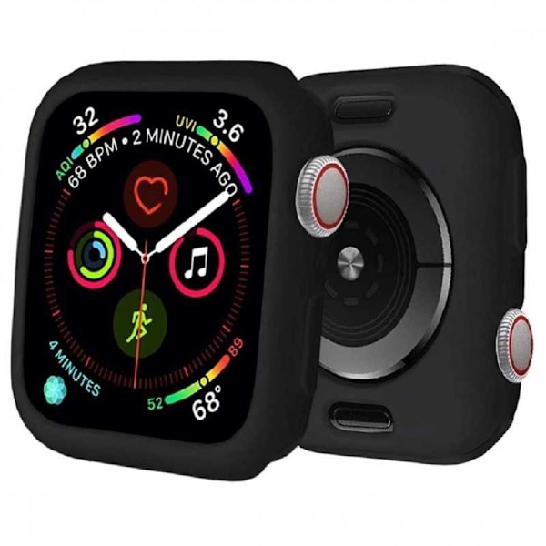 2-PACK Soft Bumper Shell Apple Watch 44mm Grön