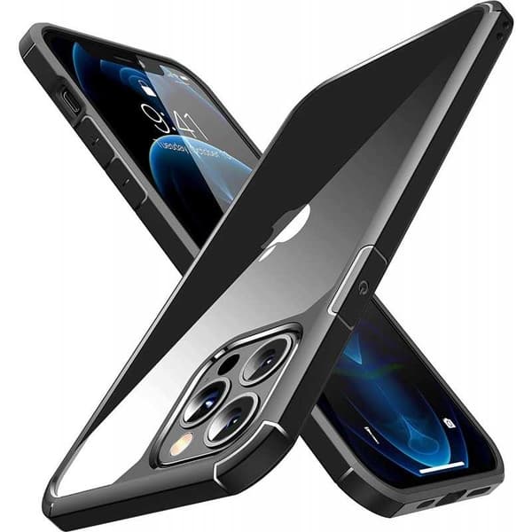 iPhone 12 Pro Max Stöttåligt Skal Bulwark Transparent