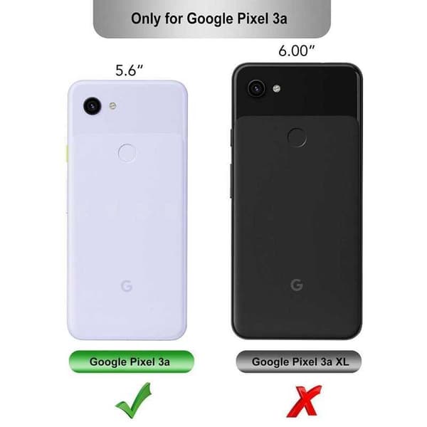Google Pixel 3a Iskunkestävä FullCarbon V3 Black