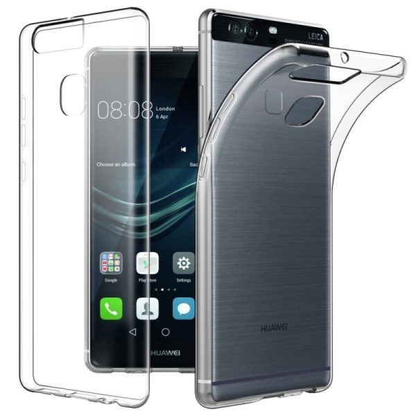 Huawei P9 Lite støtdempende silikonetui Simple Transparent