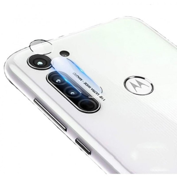 2-PACK Motorola Moto G8 Kamera med linsebeskyttelse Transparent