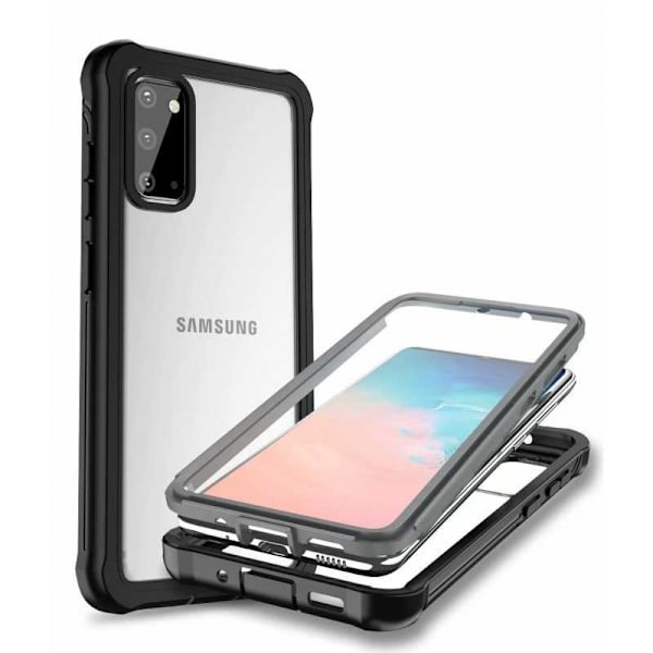 Samsung S20 Comprehensive Premium 3D -kuori ThreeSixty Transparent