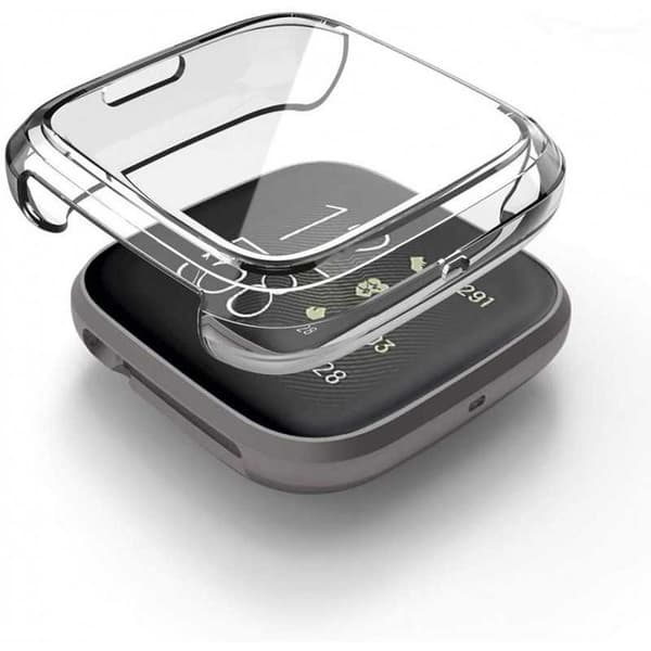 Heltäckande Ultrunnt TPU Skal Fitbit Sense Liquid Transparent