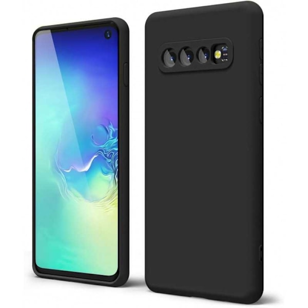 Samsung S10e Gummieret skalvæske - Sort