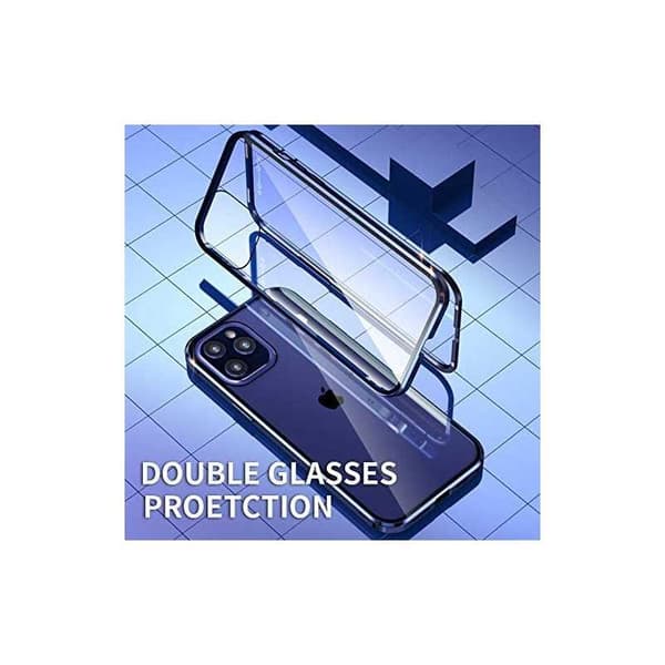 iPhone 11 Pro Max Heltäckande Premium Skal Glassback V4 Transparent