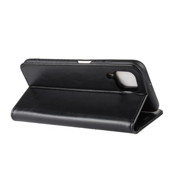 Huawei P40 Lite lompakkokotelo PU-nahkainen 4-tasku Black