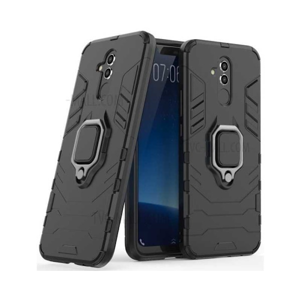Mate 20 Lite iskunkestävä kansi sormustelineellä ThinArmor Black