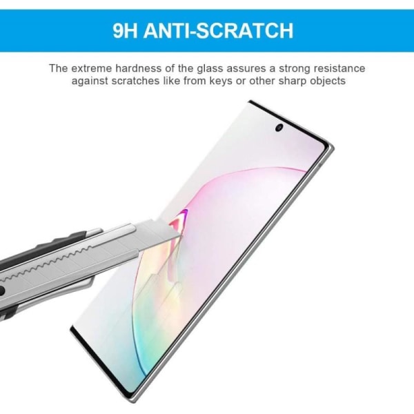 Samsung Note 10 Plus 3D 0.26mm 9H Härdat Glas Transparent