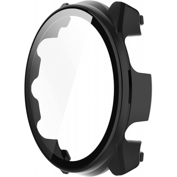 Heltäckande Skal med 9H Härdat Glas för Garmin Forerunner 965 Transparent