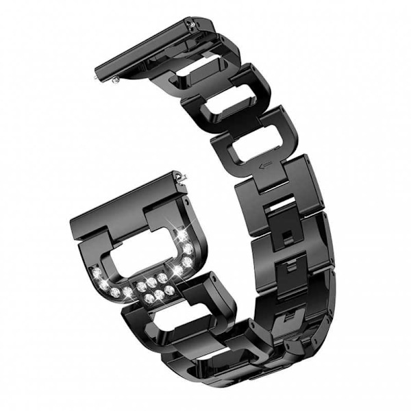 Universal Exklusivt Klockarmband med Strass - 20mm Rosenguld