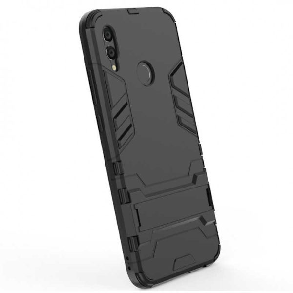Huawei P Smart 2019 Stöttåligt Skal med Kickstand ThinArmor Svart