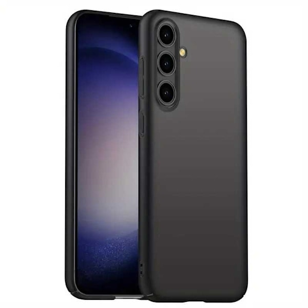 Samsung A15 5G Ultra-ohut kumipinnoitettu Mattavärinen Basic V2 Black