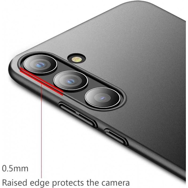 Samsung S24 Plus Ultra-ohut kumipinnoitettu Mattavärinen Basic V2