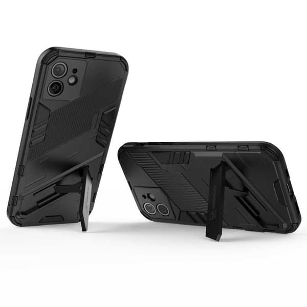 iPhone 12 Stöttåligt Skal med Kickstand ThinArmor V2 Orange