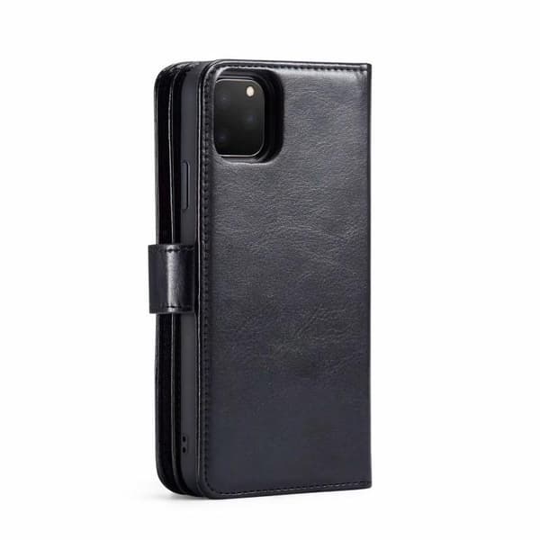 iPhone 13 Pro Max käytännöllinen lompakkokotelo 2in1 11-taskusil Black