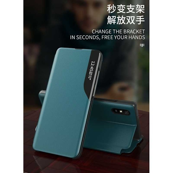 Xiaomi Redmi 9A Case Tech-Protect Smart View - musta Black