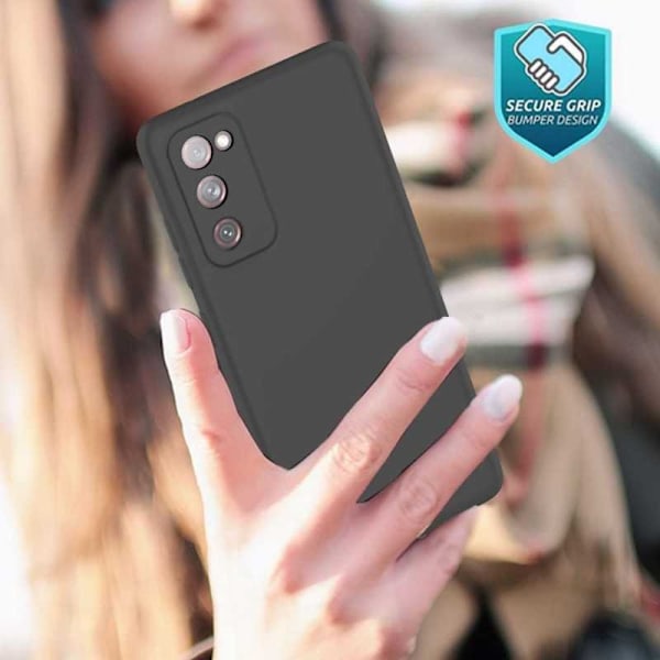 Samsung S20 FE Kuminen Shell Liquid - Musta