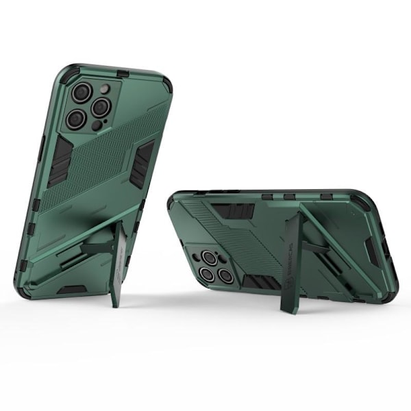 iPhone 15 Pro Stöttåligt Skal med Kickstand ThinArmor V2 Svart