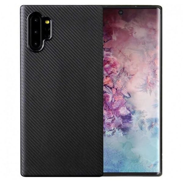 Samsung Note 10 Plus Stöttåligt Skal FullCarbon V2 Svart