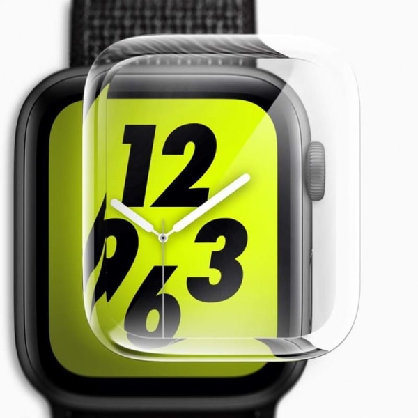 2-PACK Apple Watch SE 44 mm 3D hærdet glas 0,2 mm 9H Transparent