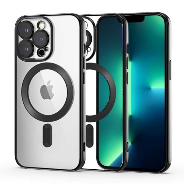 Stødsikkert MagSafe-kompatibelt etui til iPhone 11 Pro Max Sort