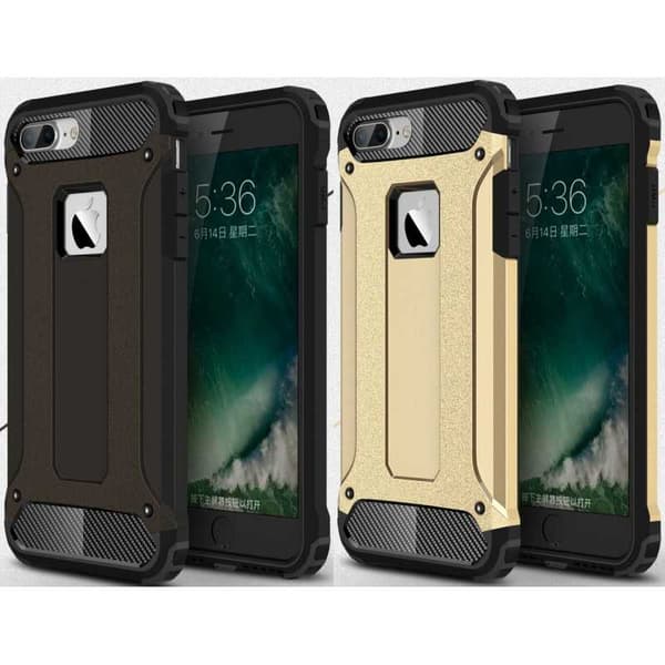 iPhone 8 iskunkestävä kotelo SlimArmor - musta Black