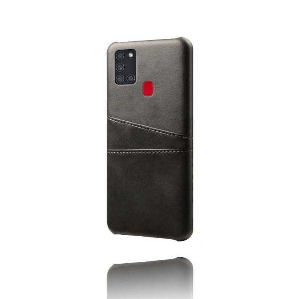 Samsung A21s Exclusive Shock Absorber Card Holder Retro V2 Black