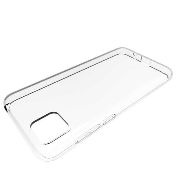 Huawei Y5P Stötdämpande Mjukt Skal Simple Transparent