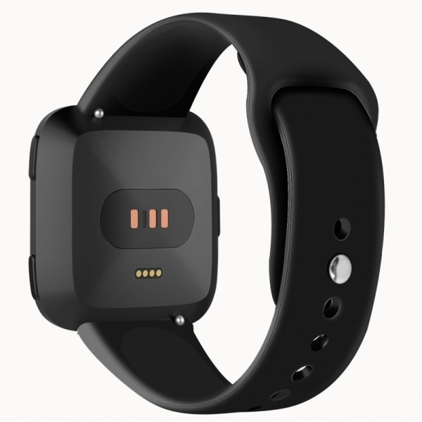 Fitbit Versa 2 Slitstark Silikon Armband Walkr Svart