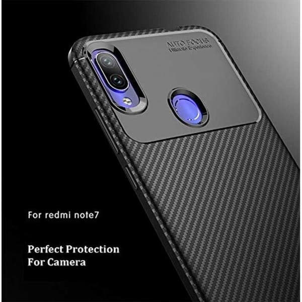 Xiaomi Redmi Note 7 Iskunkestävä FullCarbon V4 Black