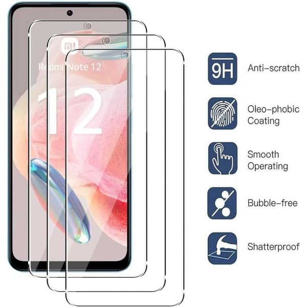 Xiaomi Redmi Note 12 5G Härdat glas 0.26mm 2.5D 9H