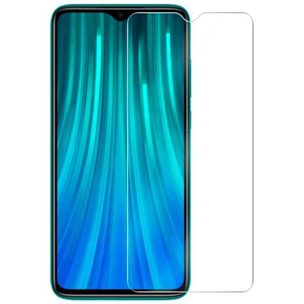 2-PACK Redmi Note 8 Hærdet glas 0,26 mm 2,5D 9H Transparent