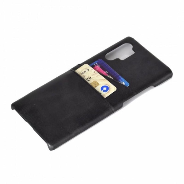 Samsung Note 10 Plus stødabsorberende kortholder Retro V2 Black