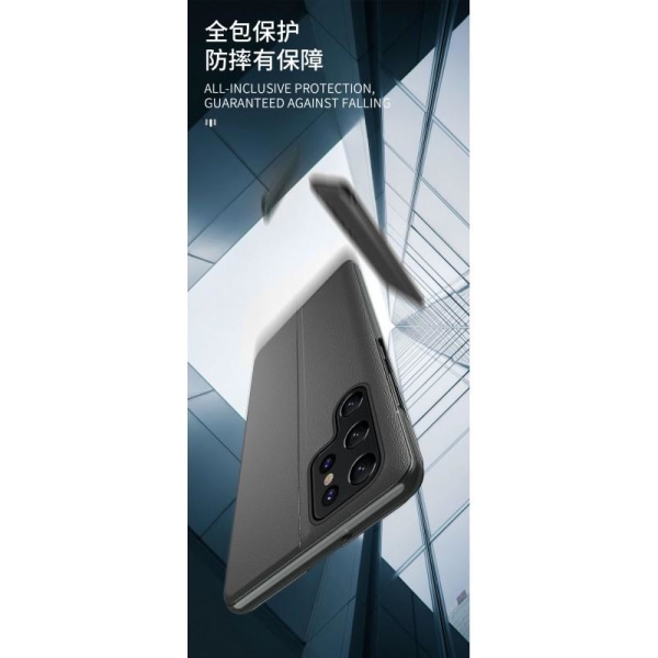 Samsung S22 Ultra Stilrent Smart View Fodral - Svart Svart