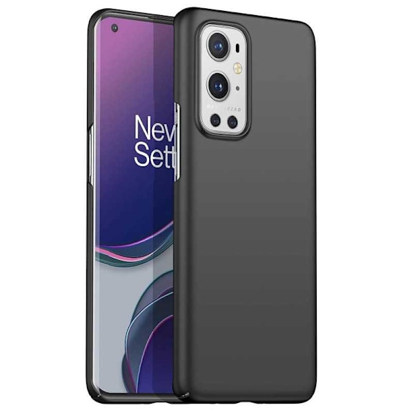 OnePlus 9 Pro Erittäin ohut kumipinnoitettu mattamusta Cover Basic V2 Black