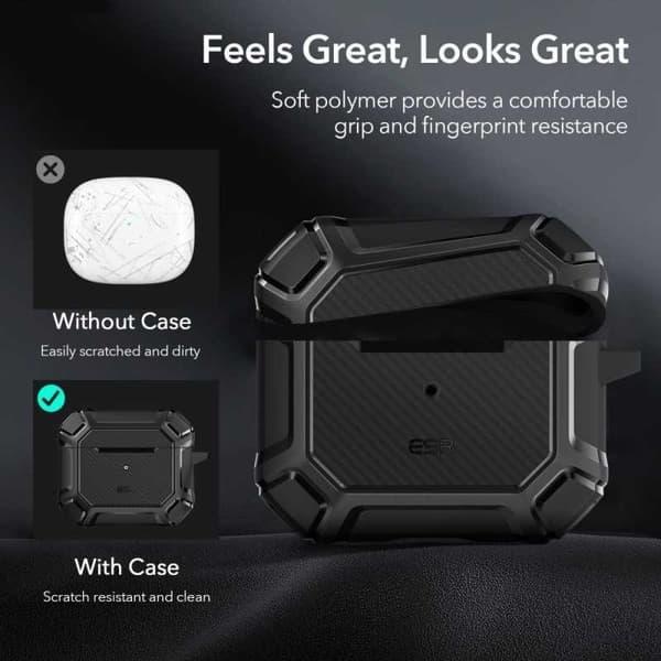 ESR SHOCK ARMOR APPLE AIRPODS 3 Svart