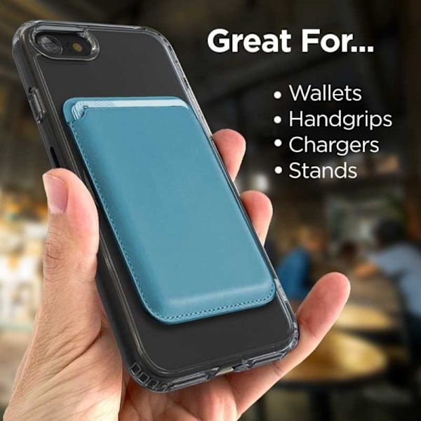 iPhone 7/8/SE (2020&2022) läpinäkyvä iskunvaimenninkotelo, MagSafe-yhteensopiva Transparent