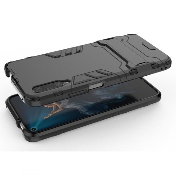 Huawei P Smart Pro iskunkestävä kotelo, jossa Kickstand ThinArmo Black