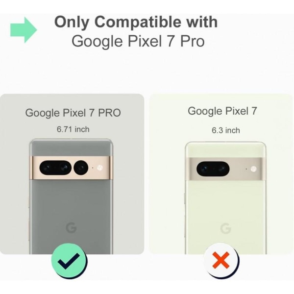 Google Pixel 7 Pro Gummibelagd Mattsvart Silikon Skal Svart