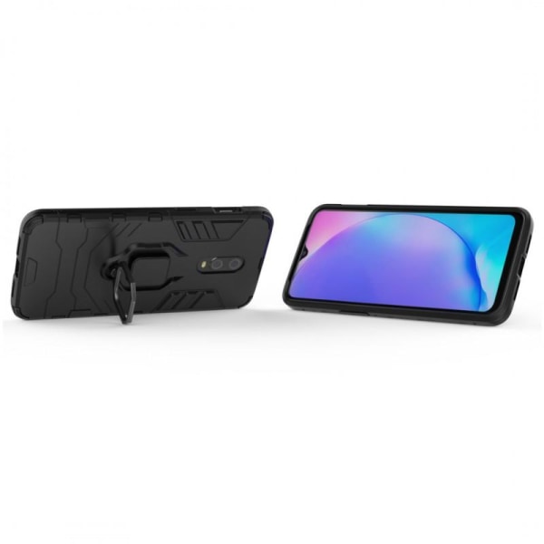 OnePlus 7 Iskunkestävä suojus rengaspidikkeellä ThinArmor Black