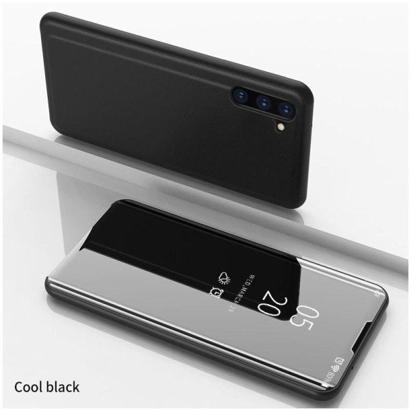 Samsung Note 10 Smart Flip Case Clear View Seisova V2 Rocket Black