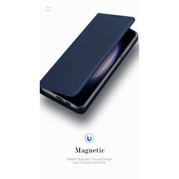 Samsung S23 FE Dux Ducis Skin Pro med Kortfack - Blå
