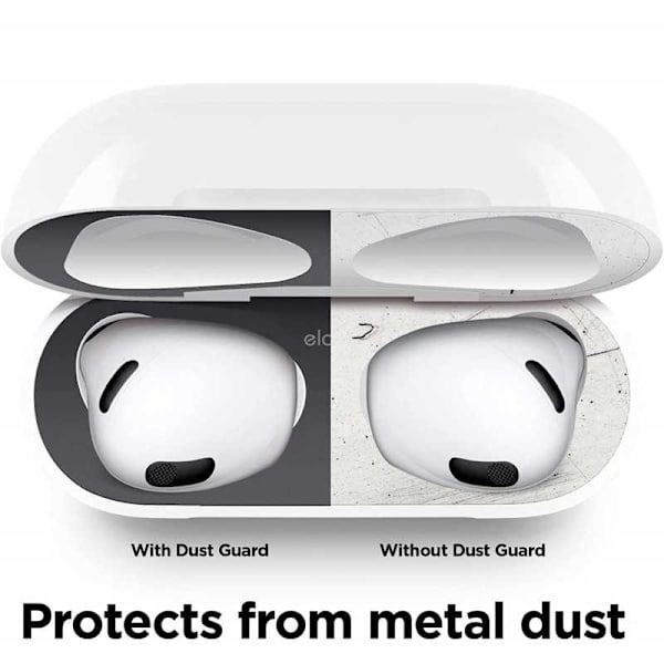 2-Pakke AirPods 3 Dust Guard Rosenguld