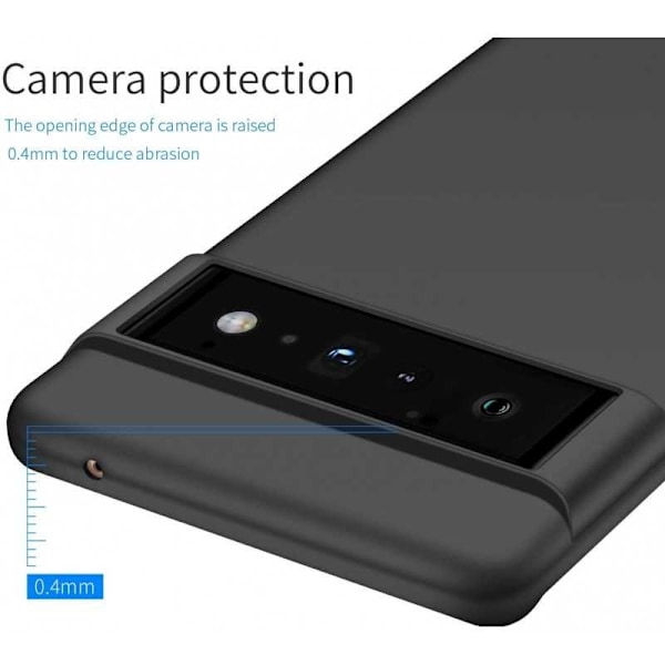 Google Pixel 6 Pro Ultra tyndt matsort cover Basic V2 Black