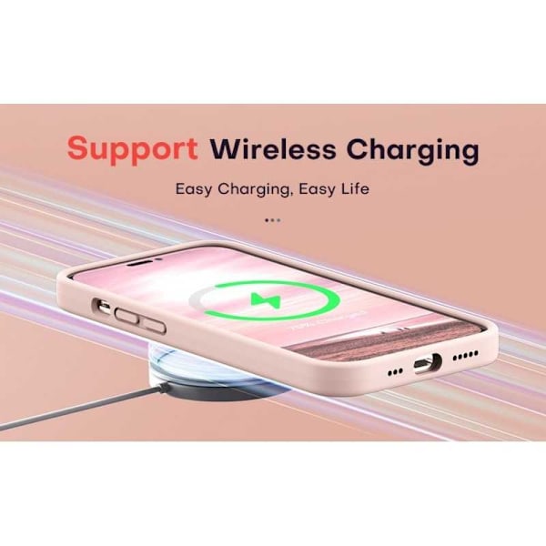 3in1 Gummibelagt Stilrent Skal iPhone 16 Pro - Rosa