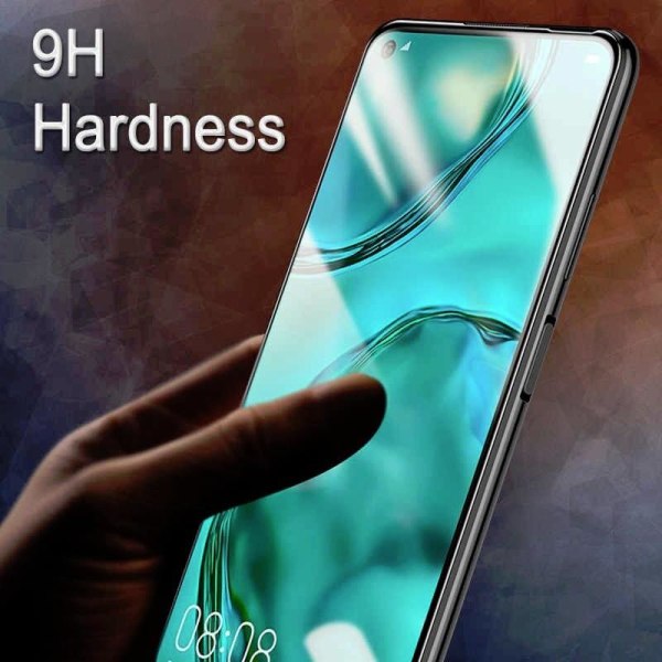 Huawei P40 Lite hærdet glas 0,26 mm 2,5D 9H Fuld ramme Transparent