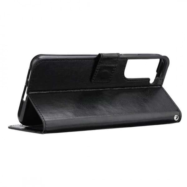 Samsung S23 Plus Wallet Case PU-nahkainen 4-POCKET Black