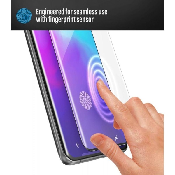 Samsung S20 Ultra FullFrame 3D 0,26 mm 9H karkaistu lasi Transparent