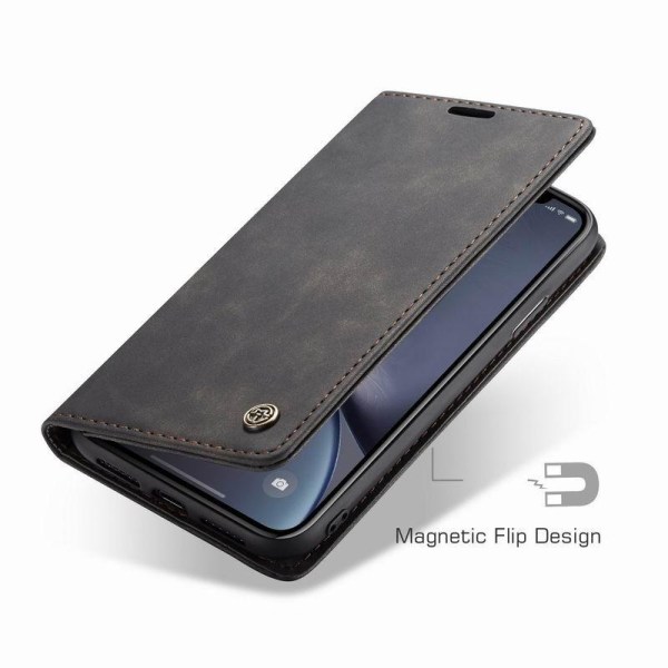 iPhone XR Elegant Flip Case CaseMe 3-FACK Black
